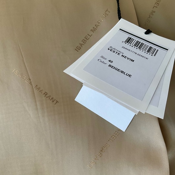 Isabel Marant Nevim Check Double Breasted Blazer NWT SZ EU40/US8 -US12 - Picture 8 of 11